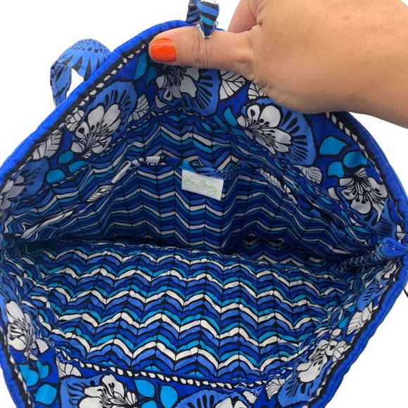Vera Bradley Retired Blue Bayou Toggle Closure Tote Bag - Picture 7 of 8